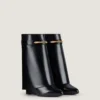Shark Pinch Ankle Boots in Leather