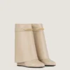 Shark Pinch Ankle Boots in Leather