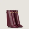 Shark Pinch Ankle Boots in Leather
