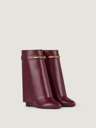 Shark Pinch Ankle Boots in Leather