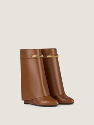 Shark Pinch Ankle Boots in Leather