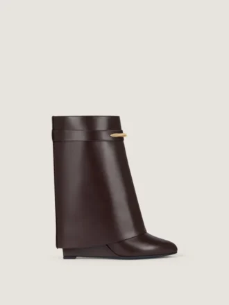 Shark Pinch Ankle Boots in Leather