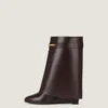 Shark Pinch Ankle Boots in Leather