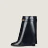 Shark Pinch Ankle Boots in Leather