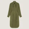 Shirt Dress in Poplin