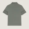 Shirt in Cotton Knit with Mesh Details Shirt in Cotton Knit with Mesh Details
