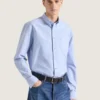 Shirt in Cotton Oxford with Givenchy Paris Embroidery
