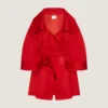 Short Coat in Satin