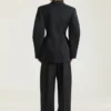 Single-Breasted Cocoon Jacket in Wool