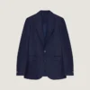 Single-Breasted Deconstructed Jacket in Flannel