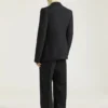 Single-Breasted Fitted Jacket in Wool