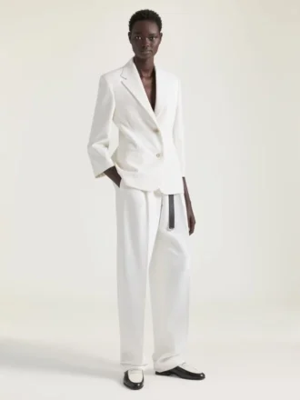 single breasted jacket in wool 1 330x440 - Double Pleat Pants in Wool