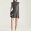 Sleeveless Tailored Dress in Wool Sleeveless Tailored Dress in Wool