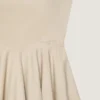 Sliced Long Dress in Poplin Sliced Long Dress in Poplin