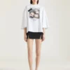 Sliced Mini Skirt in Wool