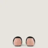 Sliced Square Ballerinas in Patent Leather