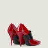 Sliced Square Givenchy Tape Pumps in Patent Leather