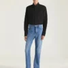 Slim Fit Shirt in Poplin with Givenchy Embroidery Slim Fit Shirt in Poplin with Givenchy Embroidery