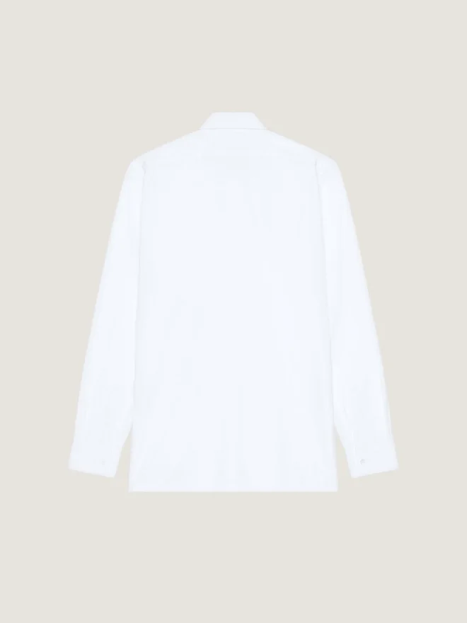 Slim Fit Shirt in Poplin with Givenchy Embroidery Slim Fit Shirt in Poplin with Givenchy Embroidery