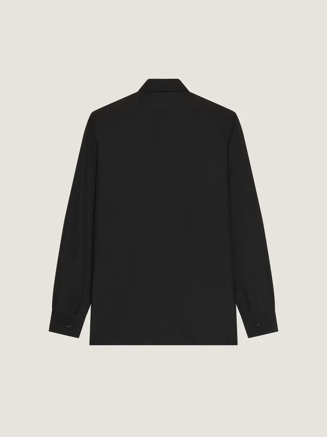 Slim Fit Shirt in Poplin with Givenchy Embroidery Slim Fit Shirt in Poplin with Givenchy Embroidery