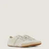 Slim Sneakers in Painted Mesh and Suede