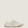 Slim Sneakers in Painted Mesh and Suede