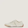 Slim Sneakers in Painted Mesh and Suede