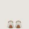 Slim Sneakers in Painted Mesh and Suede