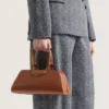 Small Antigona East-West Bag in Box Leather