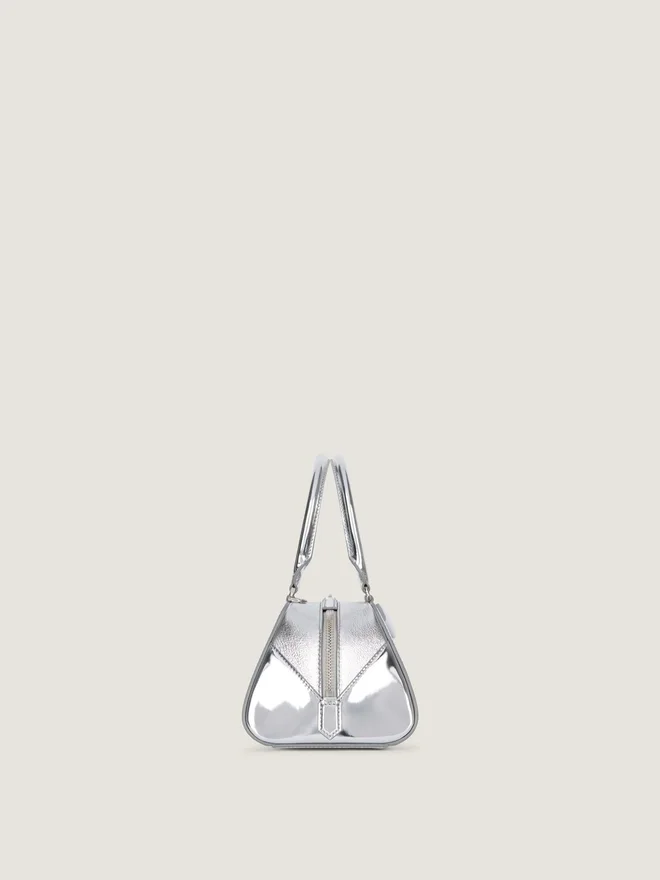 Small Antigona East-West Bag in Laminated Leather Small Antigona East-West Bag in Laminated Leather