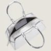 Small Antigona East-West Bag in Laminated Leather Small Antigona East-West Bag in Laminated Leather