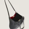 Small Facet Tote Bag in Grained Leather