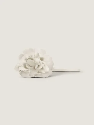 Small Rose Petals Charm in Nappa Leather