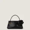 Small Rose Petals Charm in Nappa Leather