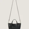 Small the Snatch Bag in Grained Leather