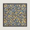 Square in Silk with Floral Print