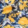 Square in Silk with Floral Print