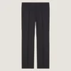 Straight Leg Tailored Trousers in Flannel