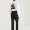 Shirt in Poplin with Clapperboard Print