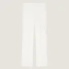 Straight Leg Tailored Trousers in Wool and Mohair