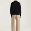 Sweater in Cotton Knit with Givenchy Paris Embroidery