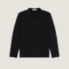 Sweater in Wool with Gros Grain Details