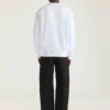 Sweatshirt in Fleece with Surrealism Print