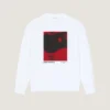 Sweatshirt in Fleece with Surrealism Print