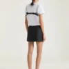 T-Shirt in Cotton with Cutaway Bra Print