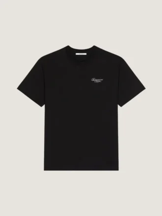 T-Shirt in Cotton with Givenchy Stamp Print