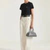 T-Shirt in Cotton with Givenchy Stamp Print