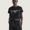 T-Shirt in Cotton with Givenchy Tape Print