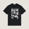 T-Shirt in Cotton with Surrealism Print