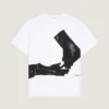 T-Shirt in Cotton with Surrealism Print